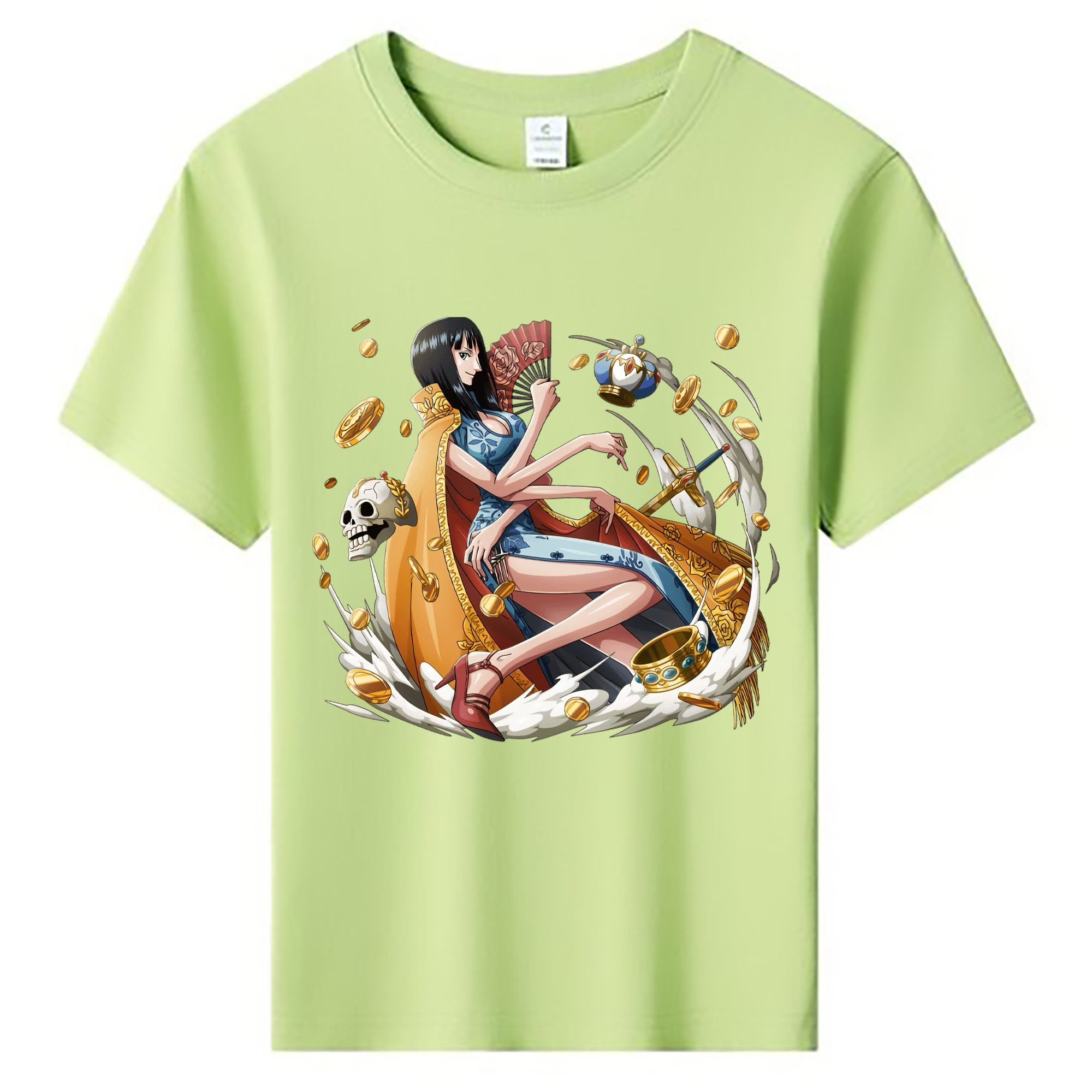 ワンピース ニコ・ロビン ONE PIECE Nico Robin 綿100％キッズTシャツ（フロントプリント）